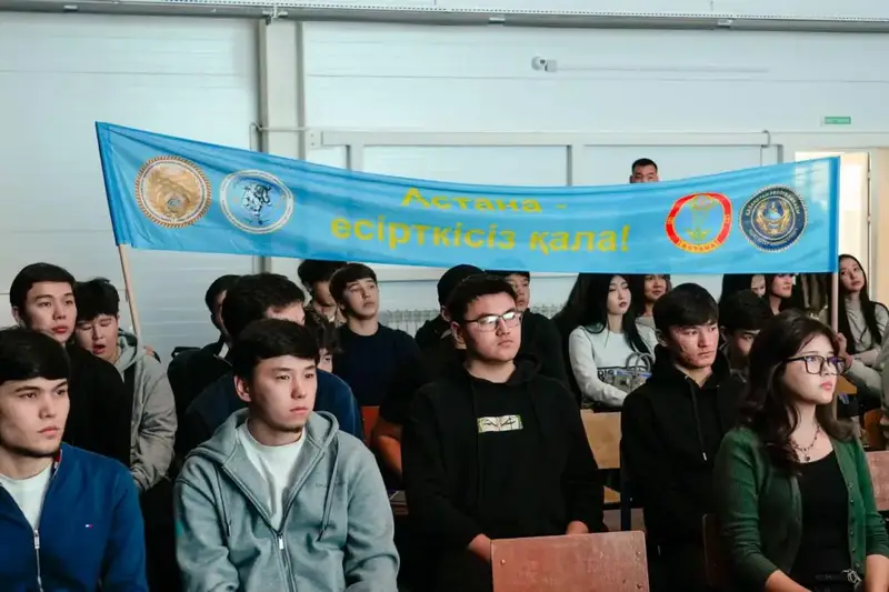 «Астана - город без наркотиков»: блогеры и спортсмены рассказали столичным студентам о вреде наркотических веществ (9)