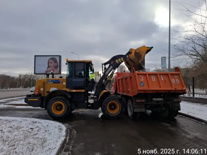 За два дня из Астаны вывезено более 3 000 кубометров снега (6)