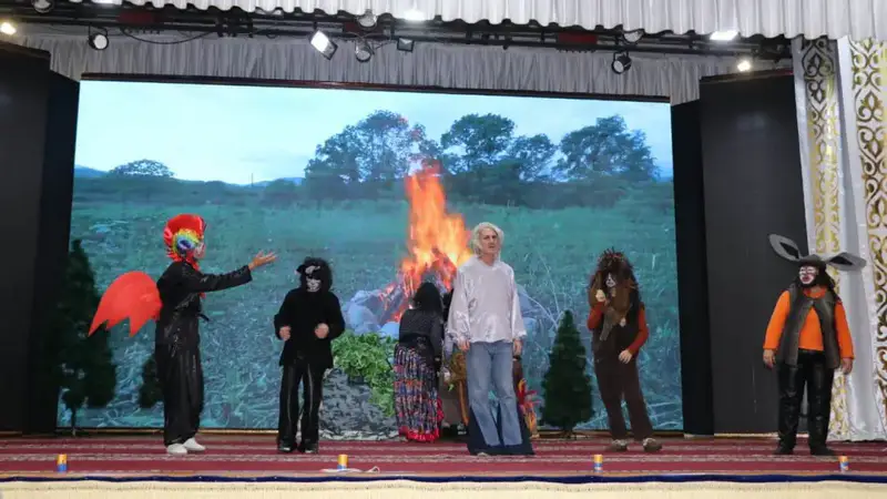 мюзикл Бременские музыканты театральная постановка Осакаровский район дети взрослые с особыми потребностями Астане