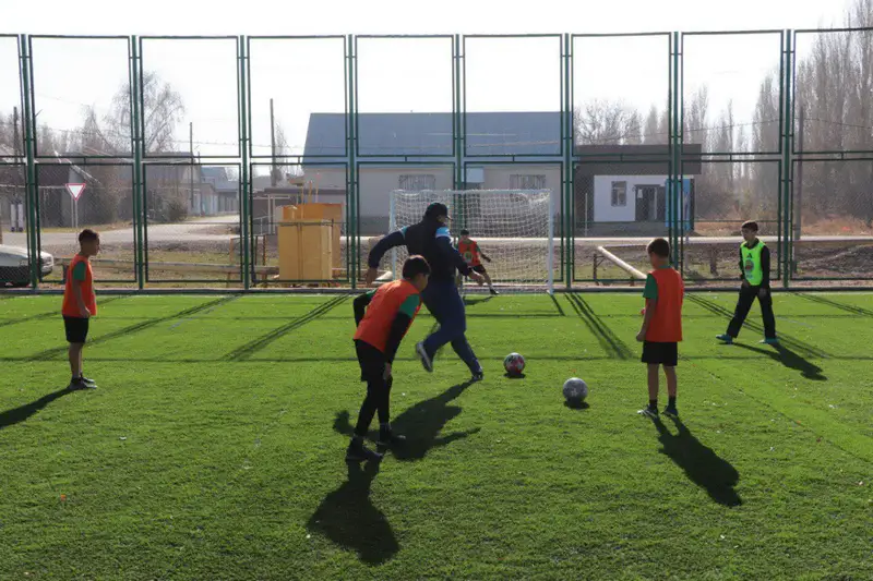 В Жуалынском районе открыты новые спортивные объекты (5)