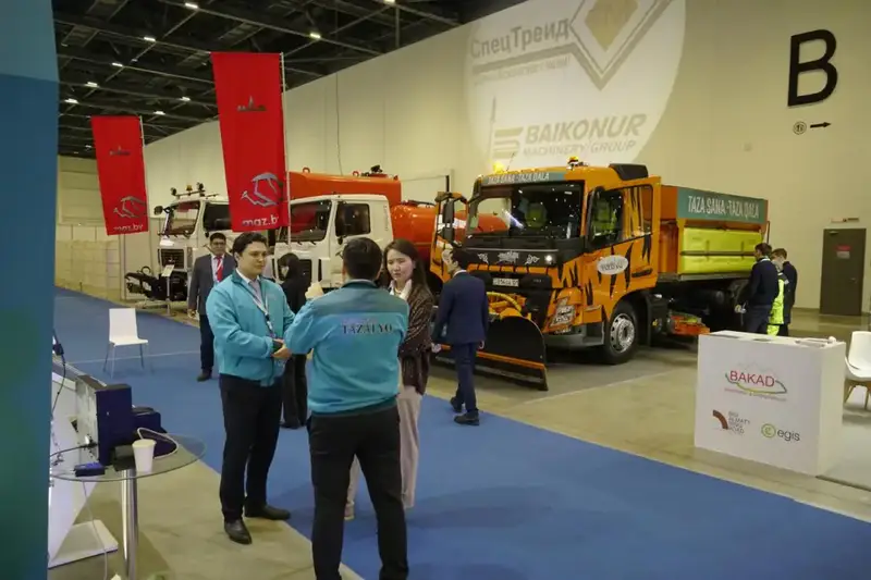 Астана Тазалық демонстрирует цифровые решения для городской уборки на международной выставке KazTraffic-2025 Астане