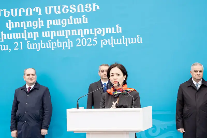 Улицу Месропа Маштоца открыли в Астане (3)