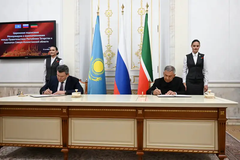 По приглашению Президента Республики Татарстан Рустама Минниханова официальная и бизнес-делегация Северо-Казахстанской области посетила Казань (8)