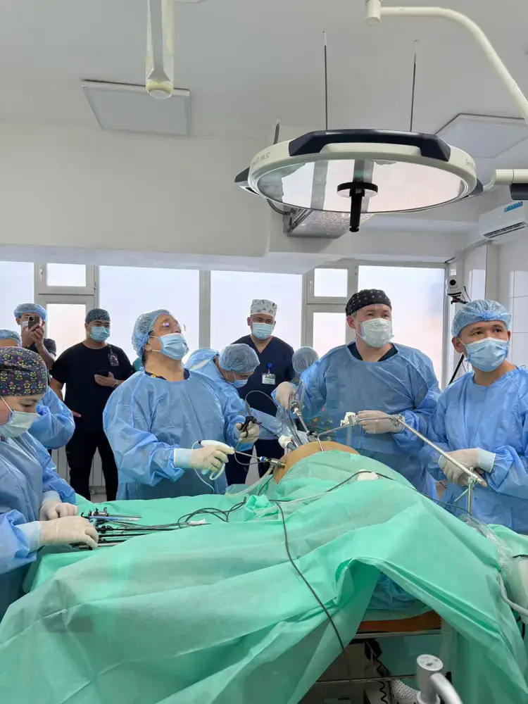 В Алматинской области впервые успешно проведена бариатрическая/метаболическая операция Астане