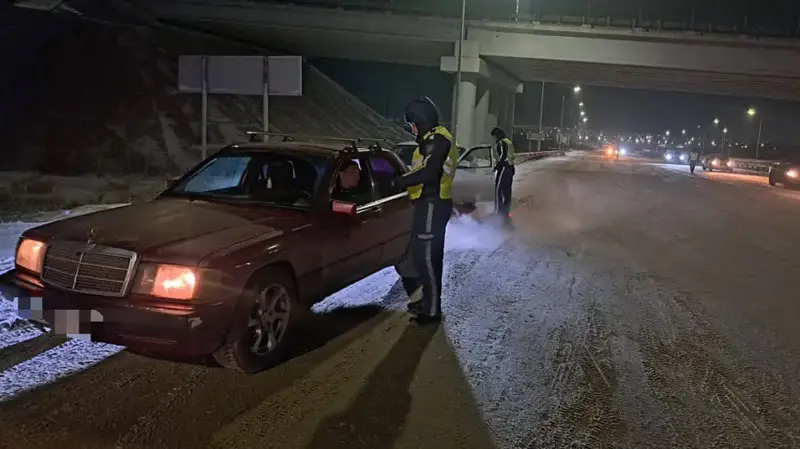 Ужесточение контроля за безопасностью дорожного движения в Карагандинской области: запрет на выезд с летними шинами Астане