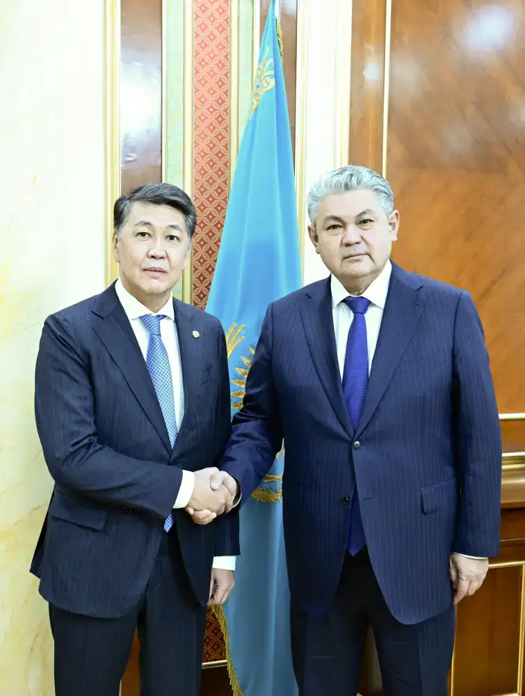 Состоялась встреча министра иностранных дел Казахстана Ермека Кошербаева с Генеральным директором ИОПБ Бериком Арыном Астане
