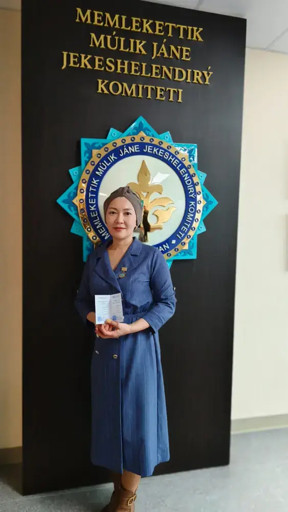 В преддверии Дня национальной валюты – Дня финансиста сотрудники Комитета государственного имущества и приватизации награждены нагрудного знаком «Қаржы қызметінің үздігі» и Почётной грамотой (4)