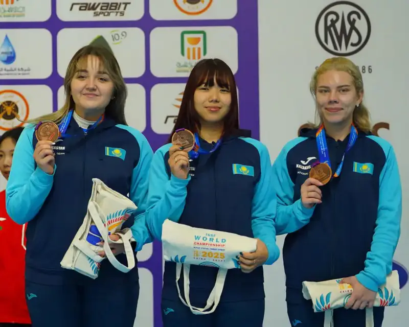 Бронзовая медаль Казахстана на чемпионате мира по стрельбе в Каире Астане