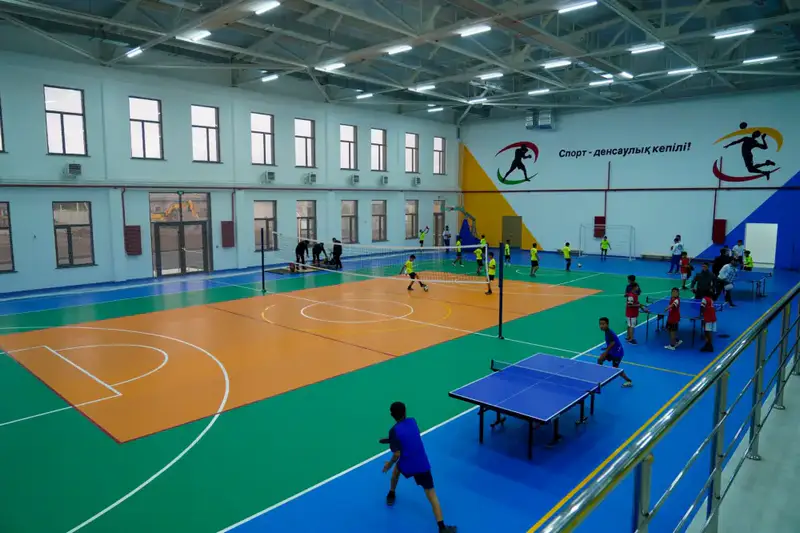 ТУРКЕСТАН: В КЕЛЕССКОМ РАЙОНЕ ОТКРЫЛСЯ СПОРТИВНЫЙ КОМПЛЕКС НА 250 МЕСТ (8)