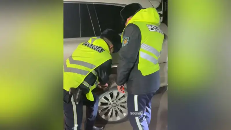 На трассе Алматы–Өскемен полиция помогла водителям с иностранными номерами Астане