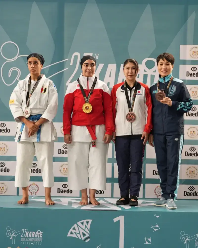 Ләззат Жүсіпова завоевывает бронзовую медаль на чемпионате мира по пара-каратэ в Каире Астане