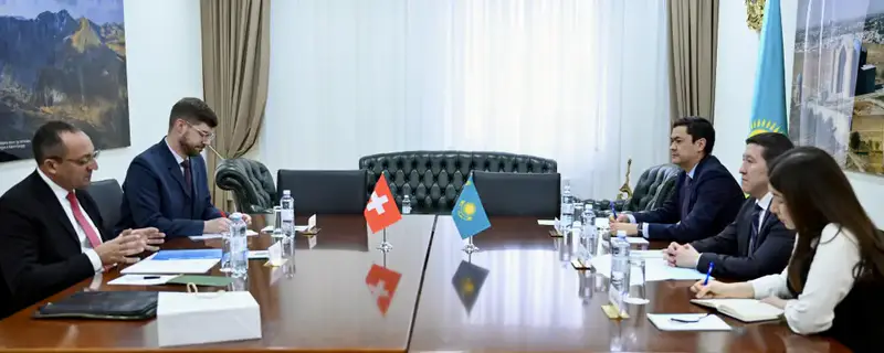 Завершение миссии посла Швейцарии: встреча с заместителем министра иностранных дел Казахстана Астане