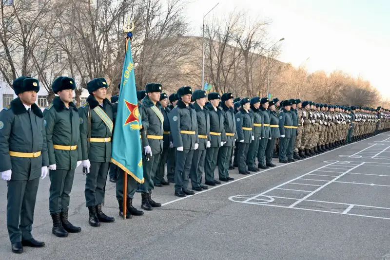 1500 десантников Казахстана приняли Военную присягу Астане