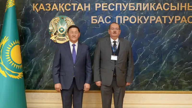 Встреча Генерального Прокурора Казахстана с Главой Офиса программ ОБСЕ обсуждение работы прокуратуры снижение пыток защита бизнеса Астане