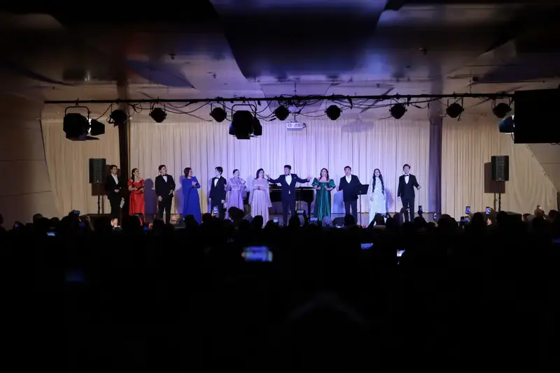 Юбилейный концерт «Анам сенсің, туған жер» в честь празднования 100-летия Нургисы Тлендиева прошел в Астане (10)
