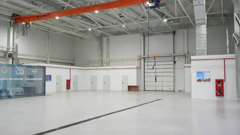 В области Ұлытау введён в эксплуатацию первый авиационный отряд МЧС Казахстана (7)