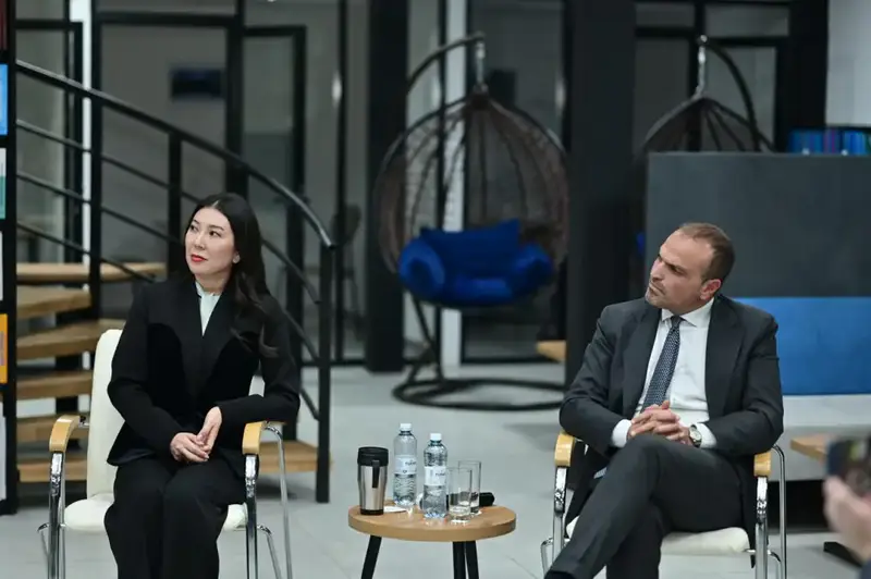 Лекция о ветровой энергии в университете Жубанова Астане