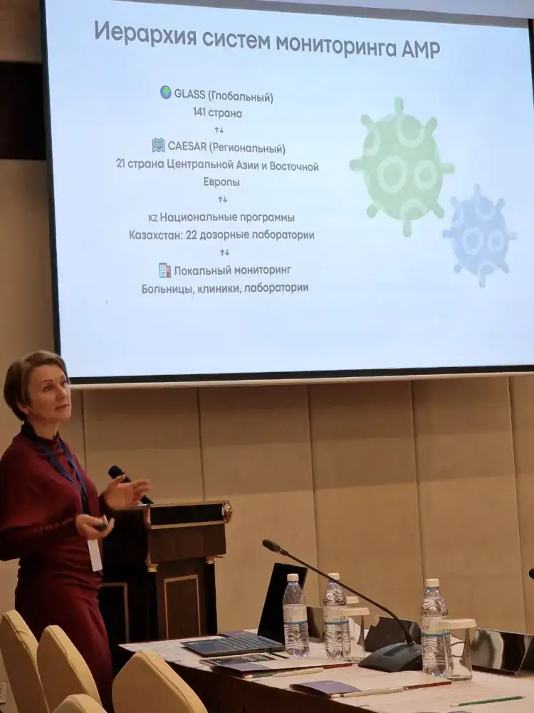 Международное сотрудничество в борьбе с устойчивостью к противомикробным препаратам Астане