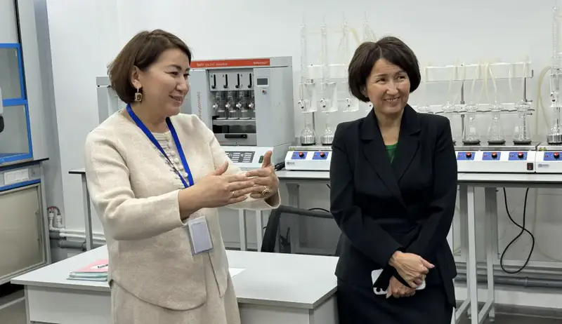 Вице-министр обсудила международное сотрудничество и научные проекты студентов Kozybayev University Астане