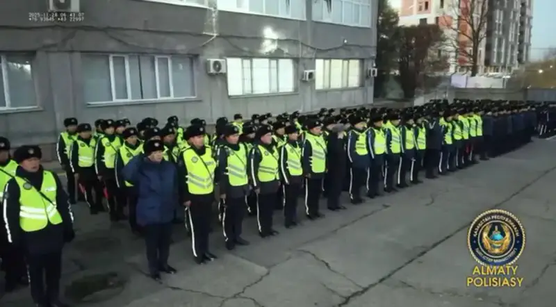 Алматы на страже порядка: комплексные силы полиции в едином строю Астане