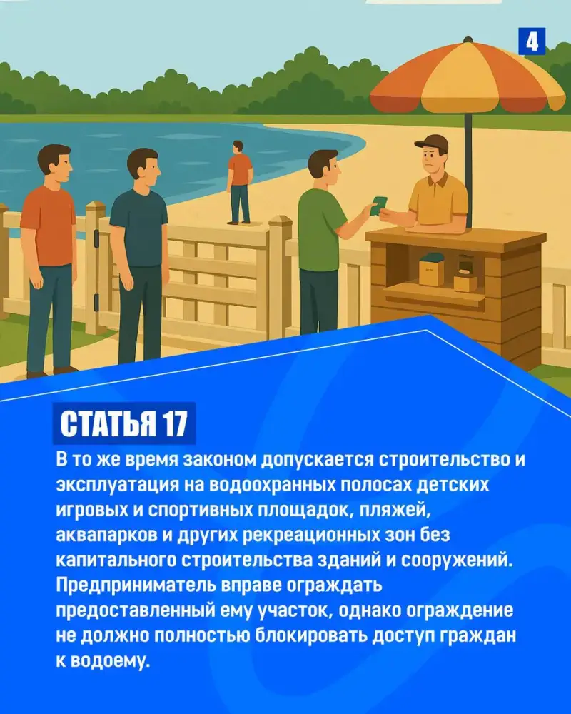 ЗАКОН И ПОРЯДОК: Законно ли устанавливать платный доступ к водным объектам? (4)