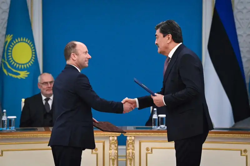 Меморандум о взаимопонимании между Казахстаном и Эстонией в сфере охраны окружающей среды Астане