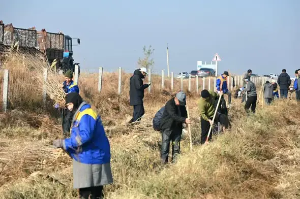 Участие двух тысяч человек в субботнике в Жетысай: коллективные усилия по улучшению экологии региона Астане