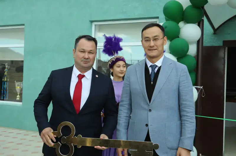 В Мунайлинском районе ввели в эксплуатацию новый спортивный комплекс (5)