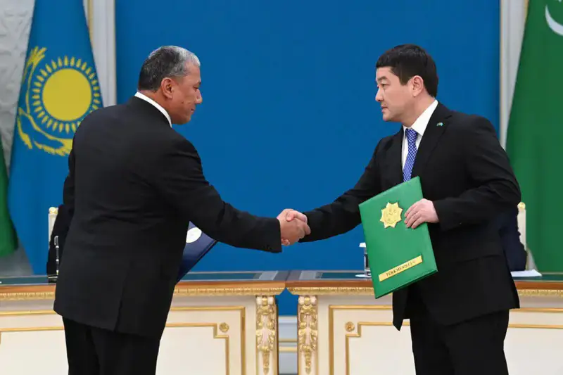 Казахстан и Туркменистан подписали межправительственные документы о сотрудничестве в различных сферах Астане