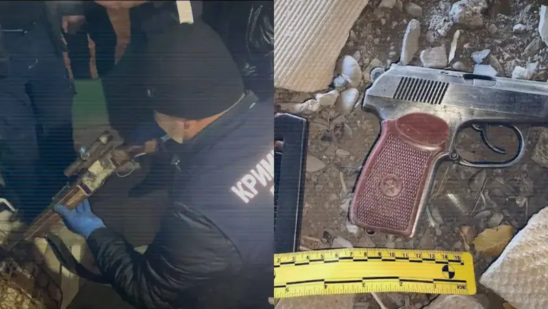 МВД продолжает изымать незаконное оружие и боеприпасы Астане