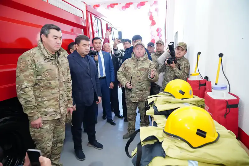 Три новых пожарных поста в Туркестанской области Астане