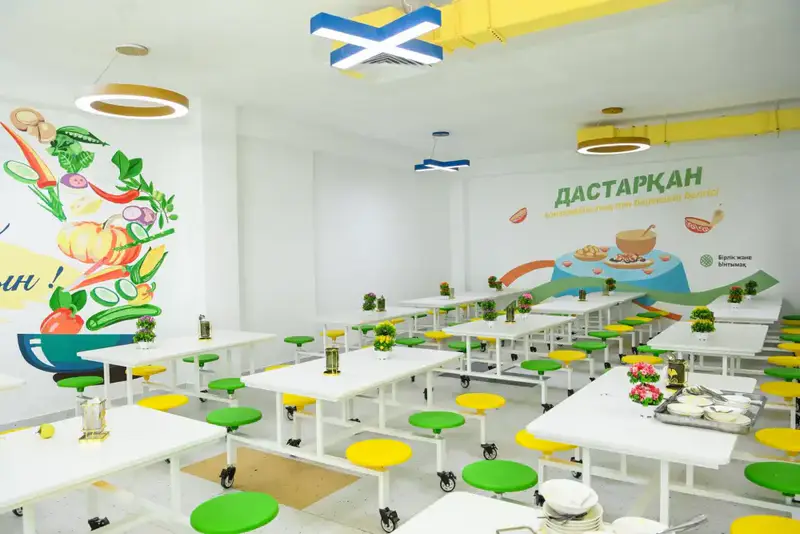 Новая школа и площадки для детей в нашем городе Астане