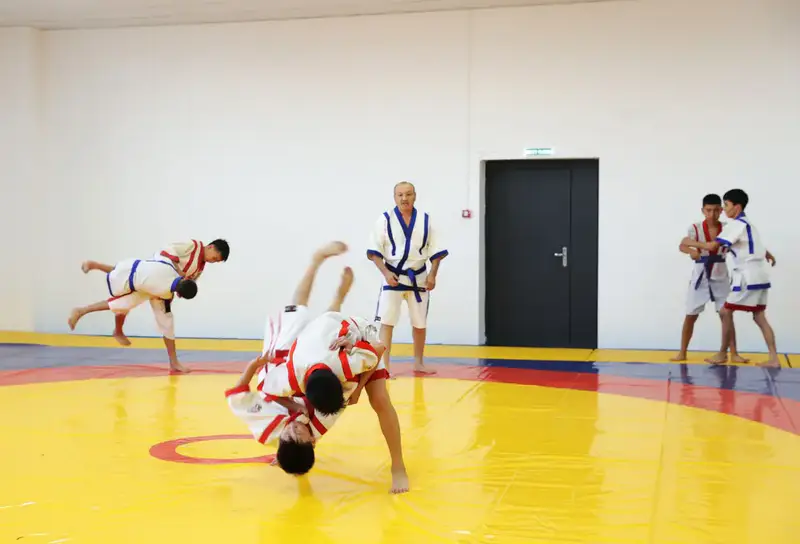 В Таласском районе открыт новый спортивный комплекс (6)