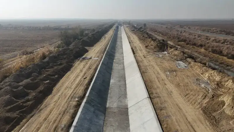 Масштабная модернизация: работы по бетонированию более 62 км земляных каналов ведутся в Туркестанской области (4)
