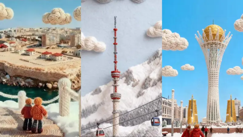 Казахстанские города в формате амигуруми: как искусственный интеллект меняет восприятие культурного наследия и креативной индустрии страны Астане