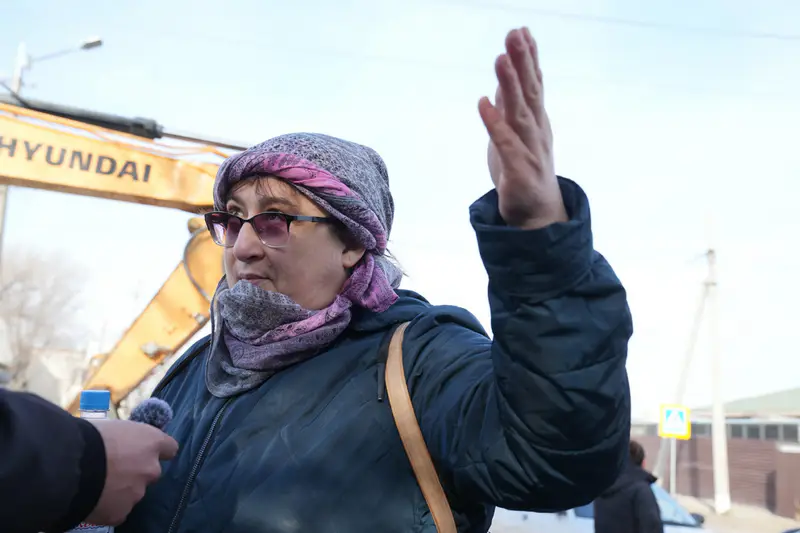 Жительница Кирпичного (Астана) Татьяна. ©️ / Маржан Куандыкова