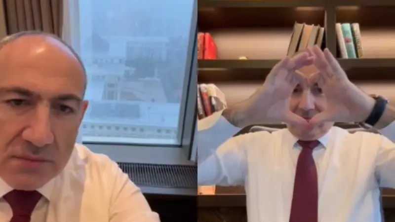 Премьер-министр Армении Никол Пашинян танцует под звуки дружбы: сердечко из Астаны в ритме казахского хита Астане