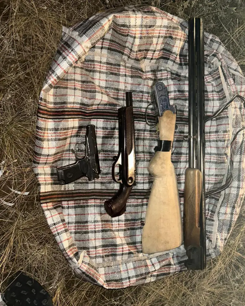 Изъятое оружие