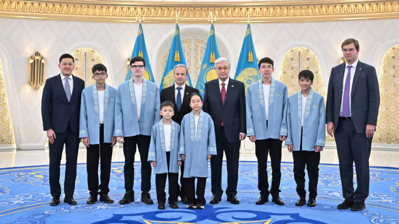 Токаев встретился с юными шахматными чемпионами: вдохновение и поддержка для будущих звезд Астане