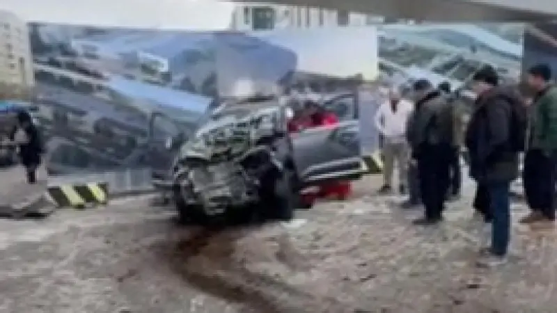 Смертельная авария в центре Астаны: водитель погиб на месте Астане