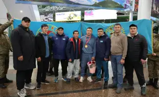 Тилек Токтасынулы из Национальной гвардии завоевал золото на чемпионате Азии по қазақ күресі