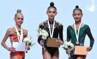 Гимнастка из Астаны завоевывает медали на международном турнире в Пекине