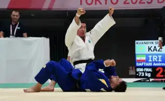 Куандык Шадияр из Туркестана завоевал золото на Сурдолимпиаде по дзюдо в Токио!