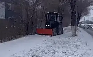 В Караганде коммунальные службы и полиция усиливают работу из-за снегопада