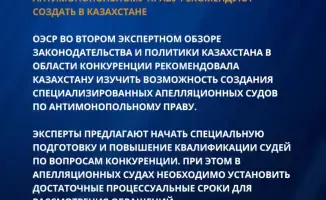 Создание антимонопольного суда: новый шаг к справедливости в конкуренции Казахстана