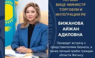 Возможности для бизнеса: встреча с первым вице-министром торговли в Жетысу