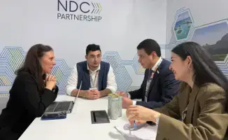 Двусторонняя встреча вице-министра Мансура Ошурбаева и представителей Партнёрства по ОНУВ на COP30