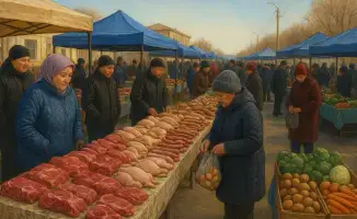 Ярмарка в Западно-Казахстанской области: доступные цены на мясные и молочные продукты от местных производителей