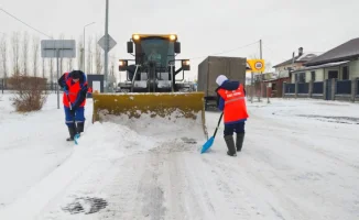 Астана под снежным одеялом: коммунальщики сражаются с зимней стихией, используя 3000 тонн техсоли и 14 000 рейсов в борьбе за чистоту города