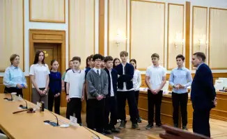 Экскурсия для студентов в Конституционном Суде Астаны